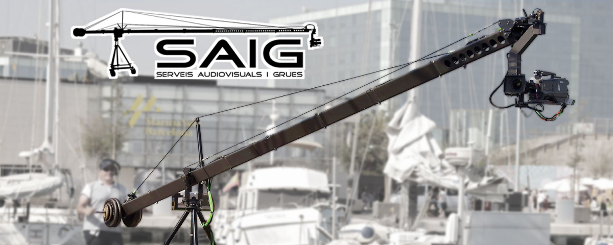 SAIG és una empresa de ‪serveis audiovisuals i publicitat especialitzada amb grues‬ i gripatges o suports especials per càmeres de televisió o cinema.